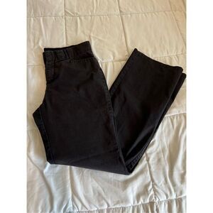 Dockers Khaki Goodness Inside Bootcut black khakis size 10 long tall
